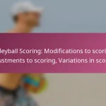 Volleyball Scoring: Modifications to scoring, Adjustments to scoring, Variations in scoring